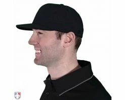 Richardson Umpire Caps Richardson Surge Fitted Base Umpire Cap - 6 Stitch -Baseball Gear Sales 540 Richardson Surge Fitted Plate Base Umpire Cap 6 Stitch Worn Side View