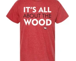 LOUISVILLE SLUGGER It's All About The Wood Red T-Shirt