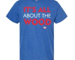 LOUISVILLE SLUGGER It's All About The Wood T-Shirt Royal Blue