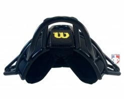 Wilson Umpire Gear Wilson Dyna-Lite Steel Umpire Mask With Memory Foam -Baseball Gear Sales A3009X MEM Wilson Dyna Lite Steel Umpire Mask with Memory Foam bottom flat