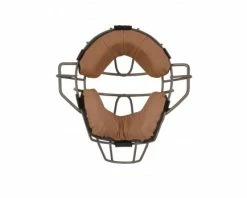 Wilson Umpire Gear Wilson MLB Two Tone Umpire Mask Replacement Pads - Black And Tan -Baseball Gear Sales A3816 BK4