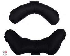Wilson Umpire Gear Wilson Memory Foam Umpire Mask Replacement Pads - Black -Baseball Gear Sales A3817 MEM BK WILSON MEMORY FOAM UMPIRE REPLACEMENT PADS BLACK BACK