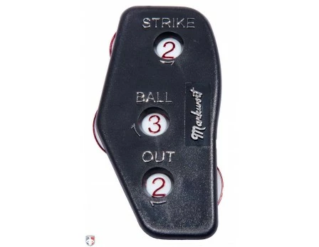 Markwort Oversized 3-Dial Plastic Umpire Indicator - 3/2/2 Count 1 Markwort Oversized 3-Dial Plastic Umpire Indicator - 3/2/2 Count