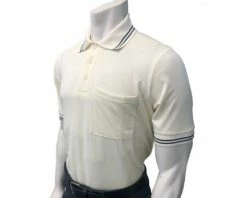Smitty Umpire Smitty Short Sleeve Body Flex Umpire Shirt - Cream