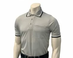 Smitty Umpire Smitty Short Sleeve Body Flex Umpire Shirt - Grey