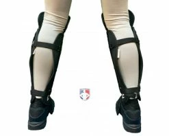 Champro Umpire Gear Champro Single Knee Umpire Shin Guards -Baseball Gear Sales CG108 Champro Single Knee Umpire Shin Guards worn back