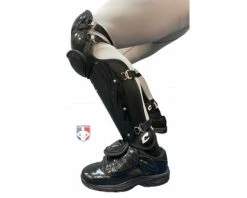 Champro Umpire Gear Champro Pro-Plus Triple Knee Umpire Shin Guards -Baseball Gear Sales CG3 Champro Pro Plus Triple Knee Umpire Shin Guards Worn Crouch 2