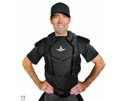 ALL-STAR Umpire Gear All-Star Internal Shell Umpire Chest Protector -Baseball Gear Sales CPU26 All Star Internal Shell Umpire Chest Protector Worn Front View