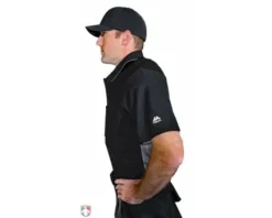 ALL-STAR Umpire Gear All-Star Internal Shell Umpire Chest Protector -Baseball Gear Sales CPU26 All Star Internal Shell Umpire Chest Protector Worn Side View with Shirt