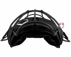 EvoShield MLB Black Pro-SRZ Windpact Catcher Mask -Baseball Gear Sales EVO MASK BK Evo Shield MLB Steel Mask with Windpact flat bottom