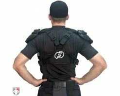 Force3 Umpire Gear Force3 Universal Umpire Chest Protector Replacement Harness -Baseball Gear Sales F3 CPv3 Worn Back 1