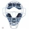 Force3 Umpire Gear Force3 Silver Defender Umpire Mask With Black