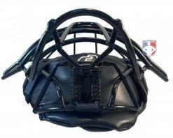 Force3 Umpire Gear Force3 Defender Umpire Mask -Baseball Gear Sales F3 DEF BK BK Force3 Defender Umpire Mask with Black flat bottom