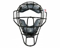 Force3 Umpire Gear Force3 Defender V2 Umpire Mask Replacement Pads - Gray -Baseball Gear Sales F3 DEF BK GY Force3 Defender Umpire Mask with Gray wm 2