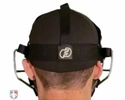 Force3 Umpire Gear Force3 Silver Defender Umpire Mask With Black -Baseball Gear Sales F3 DEF SV BK Force3 Silver Defender Umpire Mask with Black Worn Back Harness View