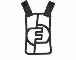 Force3 Umpire Gear Force3 Defender Umpire Throat Guard -Baseball Gear Sales F3 DMTG BK Force3 Defender Umpire Throat Guard Black Front View 5