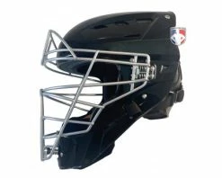 Force3 Umpire Gear Force3 Silver Defender Hockey Style Umpire Helmet -Baseball Gear Sales F3 HSMV3 SV Force3 V2 Silver Defender Hockey Style Umpire Helmet side