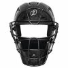 Force3 Umpire Gear Force3 Black Defender Hockey Style Umpire Helmet