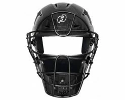 Force3 Umpire Gear Force3 Black Defender Hockey Style Umpire Helmet