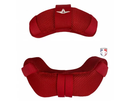 ALL-STAR Umpire Gear All-Star LUC Umpire Mask Replacement Pads - Red 1 ALL-STAR Umpire Gear All-Star LUC Umpire Mask Replacement Pads - Red