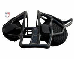 ALL-STAR Umpire Gear All-Star Black Magnesium Umpire Mask With Black LUC -Baseball Gear Sales FM4000MAG UMP BK BK All Star Black Magnesium Umpire Mask with Black side flat