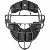 ALL-STAR Umpire Gear All-Star Black Magnesium Umpire Mask With Black LUC