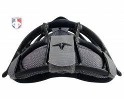 ALL-STAR Umpire Gear All-Star Black Magnesium Umpire Mask With Grey LUC -Baseball Gear Sales FM4000MAG UMP BK GY All Star Black Magnesium Umpire Mask with Grey LUC top flat