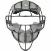 ALL-STAR Umpire Gear All-Star Black Magnesium Umpire Mask With Grey LUC