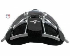 ALL-STAR Umpire Gear All-Star Silver Magnesium Umpire Mask With Black LUC -Baseball Gear Sales FM4000MAG UMP SV BK All Star Silver Magnesium Umpire Mask with Black top flat