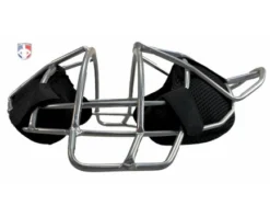 ALL-STAR Umpire Gear All-Star Silver System 7 Steel Umpire Mask With UltraCool -Baseball Gear Sales FM4000UMP All Star Silver System 7 Steel Umpire Mask with UltraCool side flat