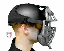 ALL-STAR Umpire Gear All-Star Delta Flex Umpire Mask Replacement Harness 15 ALL-STAR Umpire Gear All-Star Delta Flex Umpire Mask Replacement Harness -Baseball Gear Sales FMHPRO SBK All Star Delta Flex Umpire Mask Replacement Harness side with skull cap