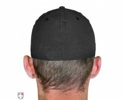 Smitty Umpire Smitty Performance Flex Fit Umpire Cap -Baseball Gear Sales HT31 BK Smitty Performance Flex Fit Umpire Cap Worn Back View