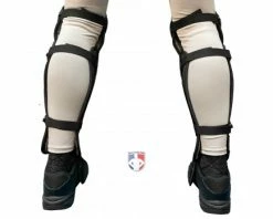 ALL-STAR Umpire Gear All-Star 17" Single Knee Umpire Shin Guards -Baseball Gear Sales LP1 All Star 17 Single Knee Umpire Shin Guards Back