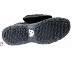 New Balance Referee And Umpire Shoes New Balance V3 All-Black Mid-Cut Umpire Plate Shoes -Baseball Gear Sales MU460XB3 New Balance V3 All Black Mid Cut Umpire Plate Shoes Sole VIew