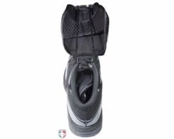 New Balance Referee And Umpire Shoes New Balance V3 All-Black Mid-Cut Umpire Plate Shoes -Baseball Gear Sales MU460XB3 New Balance V3 All Black Mid Cut Umpire Plate Shoes Top View with Plate Up