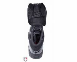 New Balance Referee And Umpire Shoes New Balance V3 Black & White Mid-Cut Umpire Plate Shoes -Baseball Gear Sales MU460XT3 New Balance V3 Black White Mid Cut Umpire Plate Shoes Top View with Plate Up