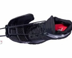 New Balance Referee And Umpire Shoes New Balance V3 Black & White Low-Cut Umpire Plate Shoes -Baseball Gear Sales MUL460T3 New Balance V3 Black White Low Cut Umpire Plate Shoes Top View with Plate Up