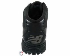 New Balance Referee And Umpire Shoes New Balance V3 All-Black Mid-Cut Umpire Base Shoes -Baseball Gear Sales MUM950B3 New Balance V3 All Black Mid Cut Umpire Base Shoes Back View