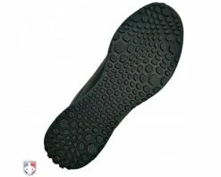 New Balance Referee And Umpire Shoes New Balance V3 All-Black Mid-Cut Umpire Base Shoes -Baseball Gear Sales MUM950B3 New Balance V3 All Black Mid Cut Umpire Base Shoes Sole View