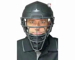 ALL-STAR Umpire Gear All-Star Matte Black MVP5 Umpire Helmet 9 ALL-STAR Umpire Gear All-Star Matte Black MVP5 Umpire Helmet -Baseball Gear Sales MVP5 All Star Matte Black MVP5 Umpire Helmet front