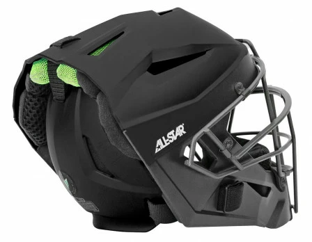 ALL-STAR Umpire Gear All-Star Matte Black MVP5 Umpire Helmet 5 ALL-STAR Umpire Gear All-Star Matte Black MVP5 Umpire Helmet - Image 5