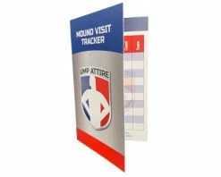 College Mound Visit Tracker Cards -Baseball Gear Sales MVTv2 College Mound Visit Tracker Cards book