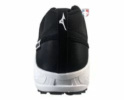 Mizuno Ambition 2 All-Surface Black & White Low-Cut Shoes -Baseball Gear Sales MZ AB2L Mizuno Ambition 2 All Surface Low Cut Umpire Referee Turf Shoe Back Heel