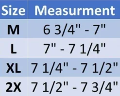 Neumann Officials Gloves Neumann All-Black Officials Gloves With Synthetic Palms -Baseball Gear Sales Neumann Glove Size Chart 4