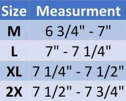 Neumann Officials Gloves Neumann Black & White Officials Gloves -Baseball Gear Sales Neumann Glove Size Chart 5