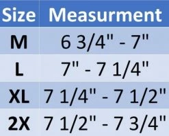 Neumann Officials Gloves Neumann All-Black Officials Gloves -Baseball Gear Sales Neumann Glove Size Chart 6
