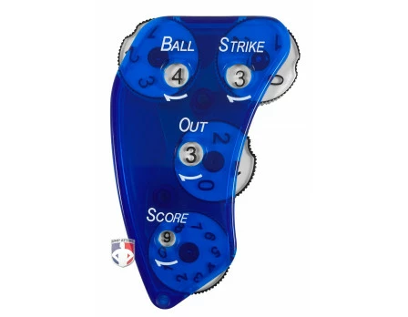 Markwort 4-Dial Precision Blue Umpire Indicator With Score - 4/3/3 Count 1 Markwort 4-Dial Precision Blue Umpire Indicator With Score - 4/3/3 Count