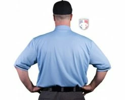 Smitty Umpire Smitty Vertical Stripe Umpire Shirt - Polo Blue -Baseball Gear Sales S310 PB Back