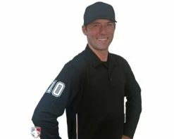Smitty Umpire Smitty Long Sleeve Vertical Stripe Umpire Shirt 23 Smitty Umpire Smitty Long Sleeve Vertical Stripe Umpire Shirt -Baseball Gear Sales S311 BK with N3 SUB WBW