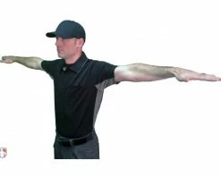 Smitty Umpire Smitty V2 Major League Replica Umpire Shirt - Black With Charcoal Grey -Baseball Gear Sales S314 BK Smitty V2 Major League Replica Black with Charcoal Grey Worn Safe